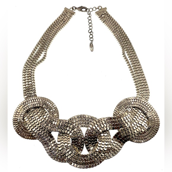 Simply Vera Vera Wang Jewelry - 3 for $30 VCLM Signed Silver Tone Multi Chain Statement Necklace Adjustable